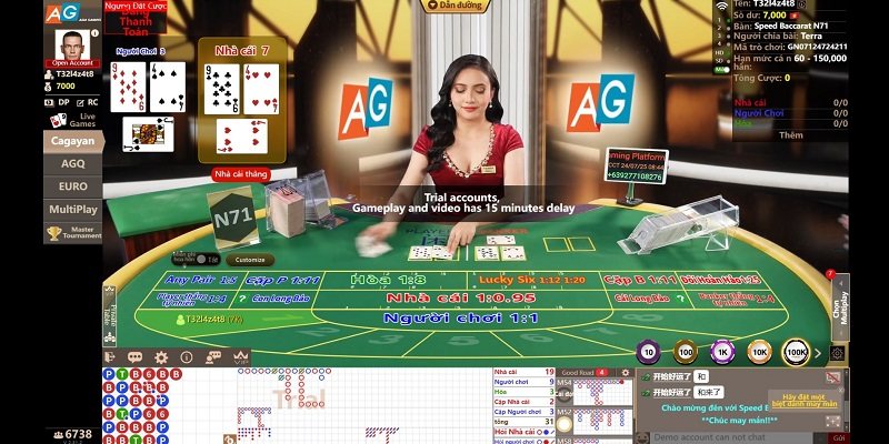 Game Baccarat trực tuyến